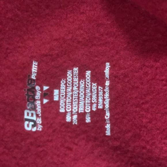 WOMENS RED HOODIE - Picture 3 of 4